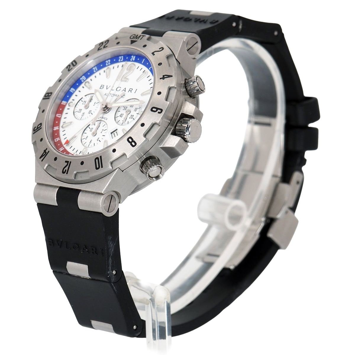 Pre-Owned BVLGARI Pre-Owned Watches - Diagono GMT Flyback Chronograph | Manfredi Jewels