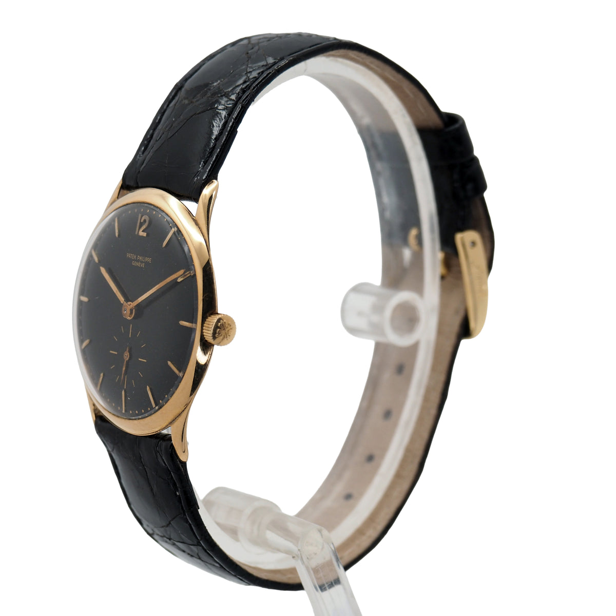 Pre-Owned Patek Philippe Pre-Owned Watches - Calatrava Black Dial | Manfredi Jewels