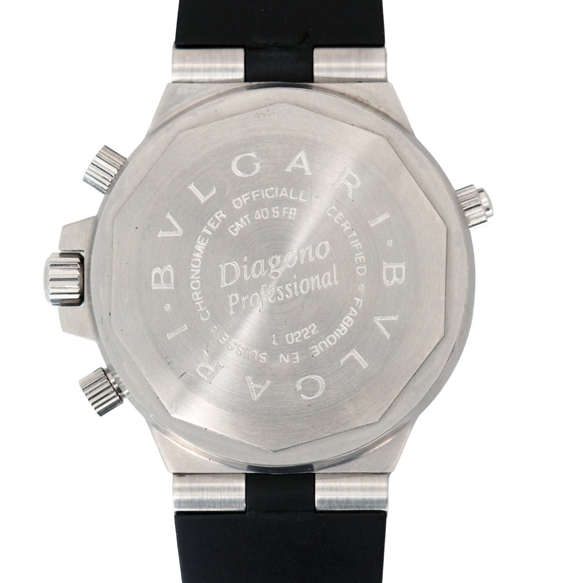 Pre-Owned BVLGARI Pre-Owned Watches - Diagono GMT Flyback Chronograph | Manfredi Jewels