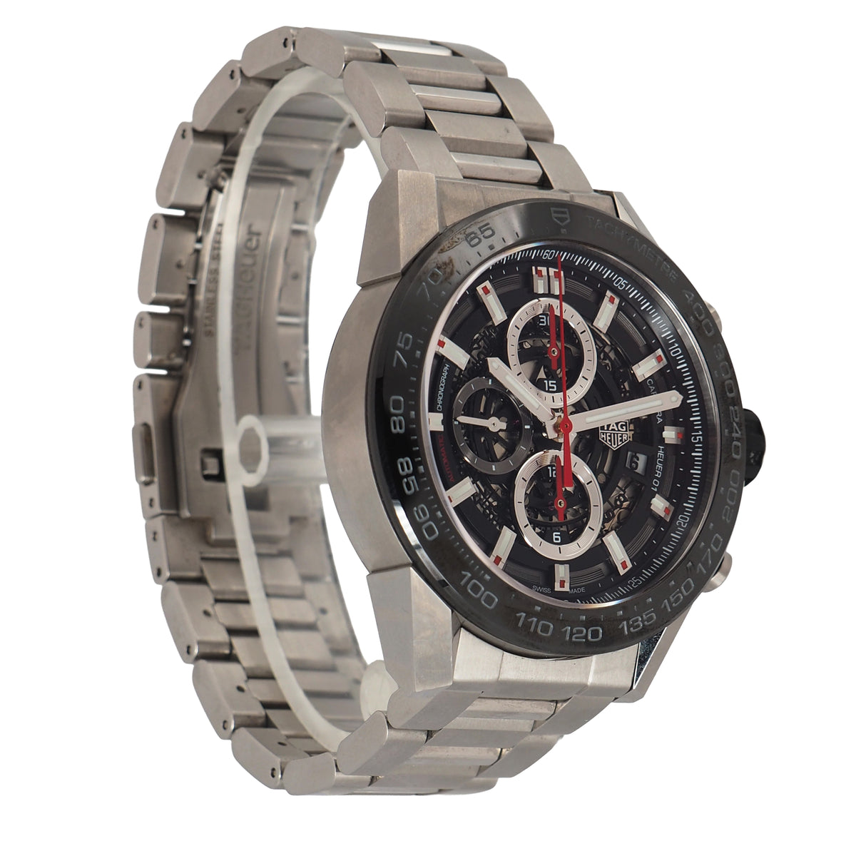 Pre-Owned Tag Heuer Pre-Owned Watches - Carrera Calibre HEUER 01 | Manfredi Jewels