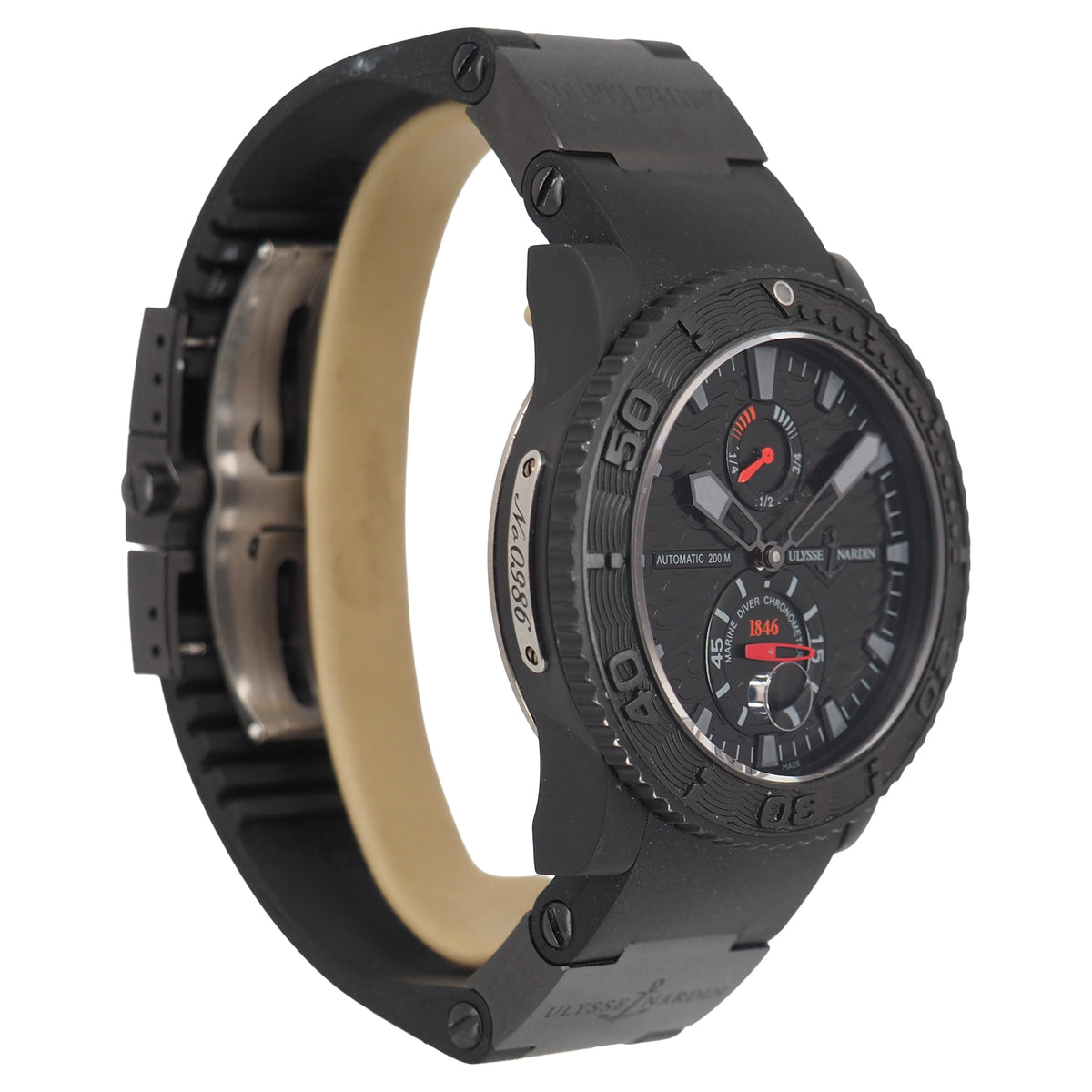 Pre-Owned Ulysse Nardin Pre-Owned Watches - Maxi Marine Diver Black Ocean | Manfredi Jewels