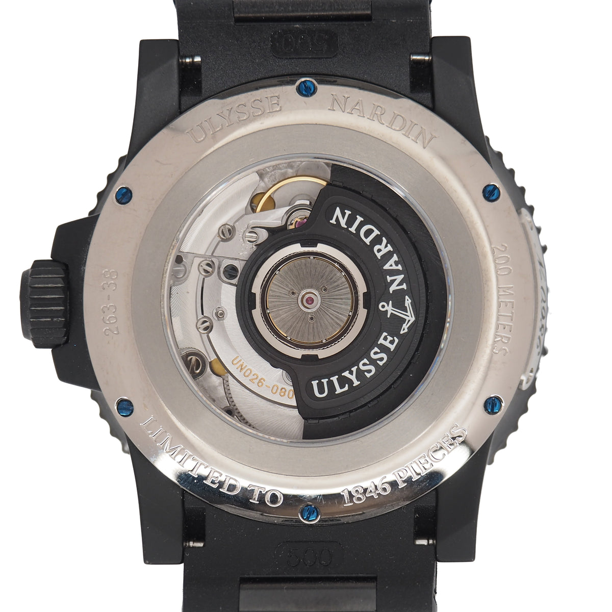 Pre-Owned Ulysse Nardin Pre-Owned Watches - Maxi Marine Diver Black Ocean | Manfredi Jewels