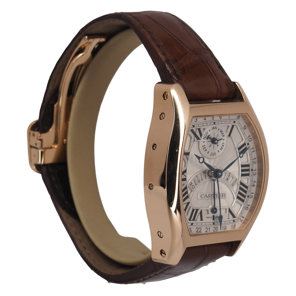 Pre-Owned Cartier Pre-Owned Watches - Tortue XL Perpetual Calendar | Manfredi Jewels