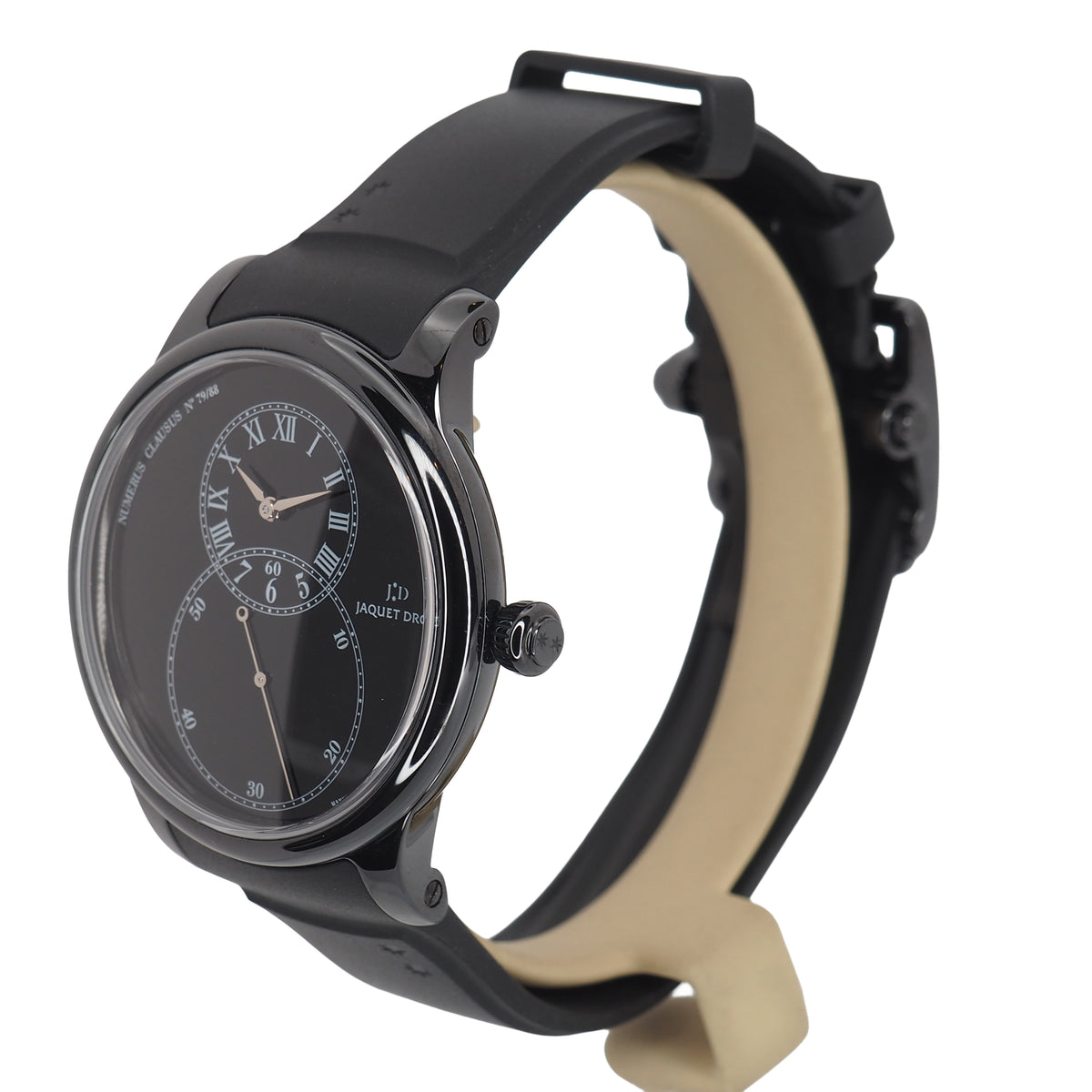 Pre-Owned Jaquet Droz Pre-Owned Watches - Black Ceramic Grand Seconde | Manfredi Jewels