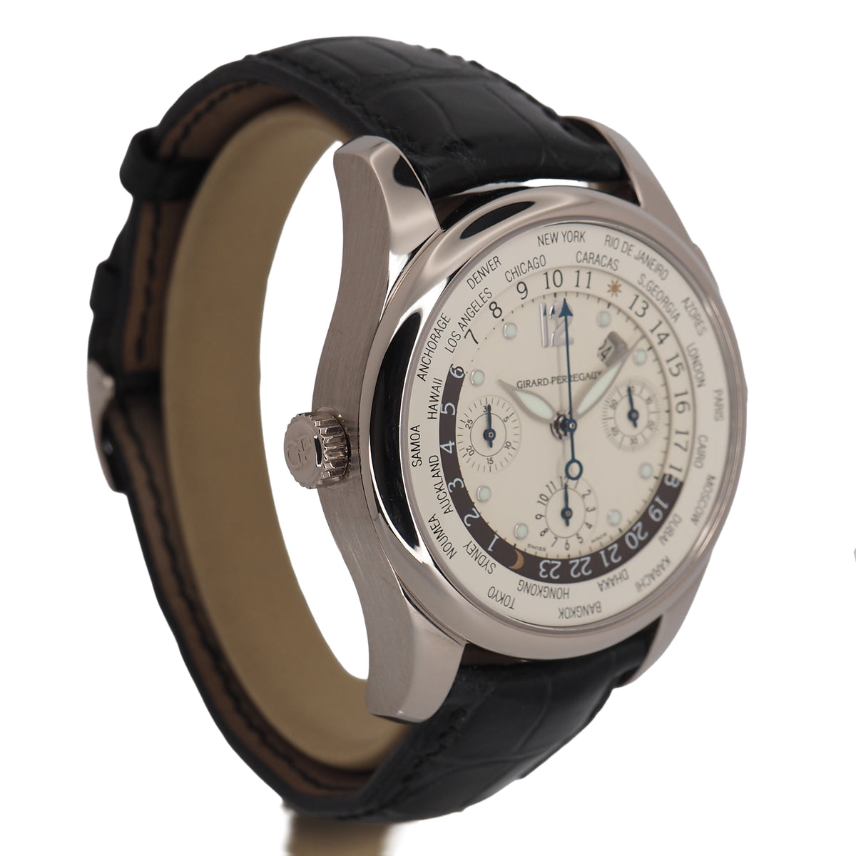 Pre-Owned Girard-Perregaux Pre-Owned Watches - WW.TC World Time Chronograph | Manfredi Jewels