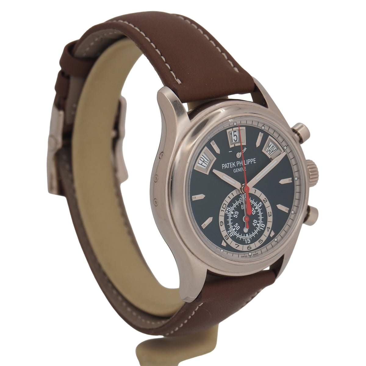 Pre-Owned Patek Philippe Pre-Owned Watches - Complications Flyback Chronograph Annual Calendar 5960/01G-001 | Manfredi Jewels