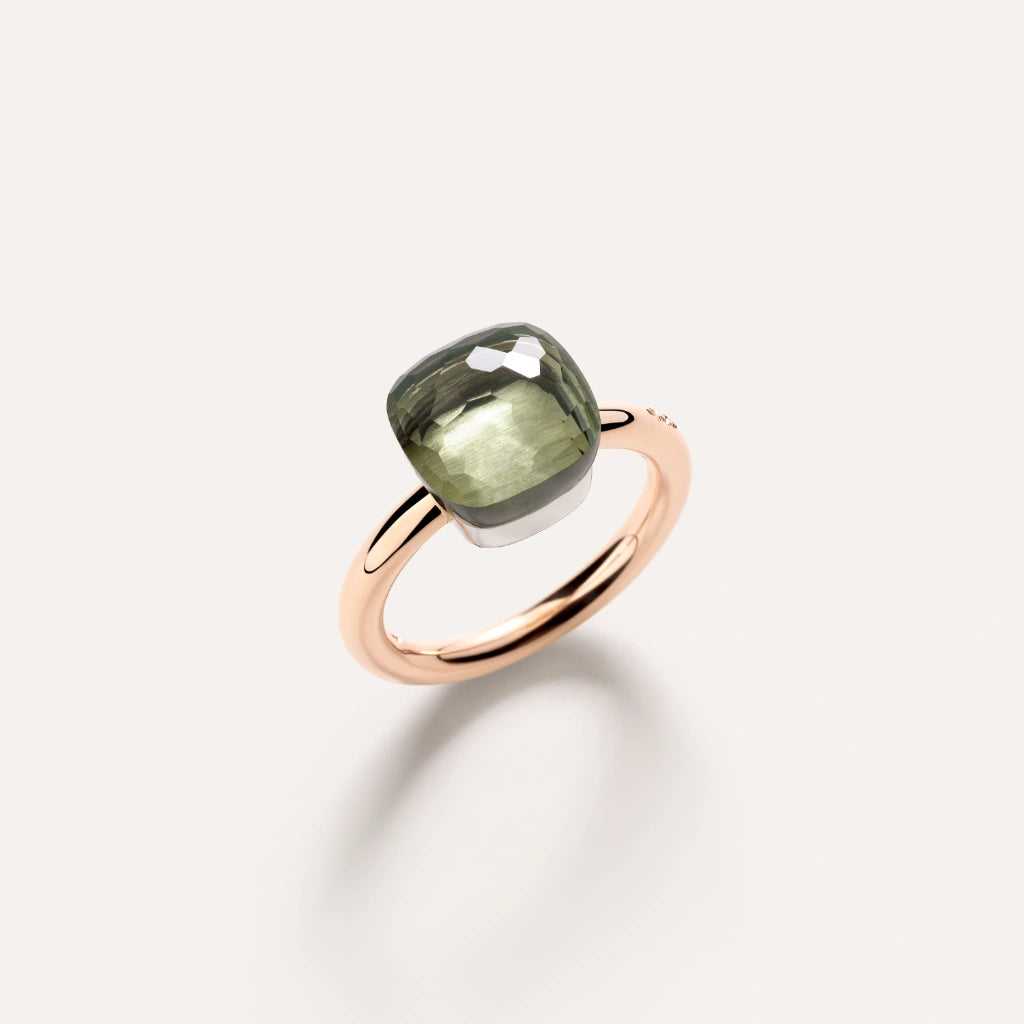 Pomellato Jewelry - Nudo 18K Rose Gold Prasolite Classic Ring | Manfredi Jewels