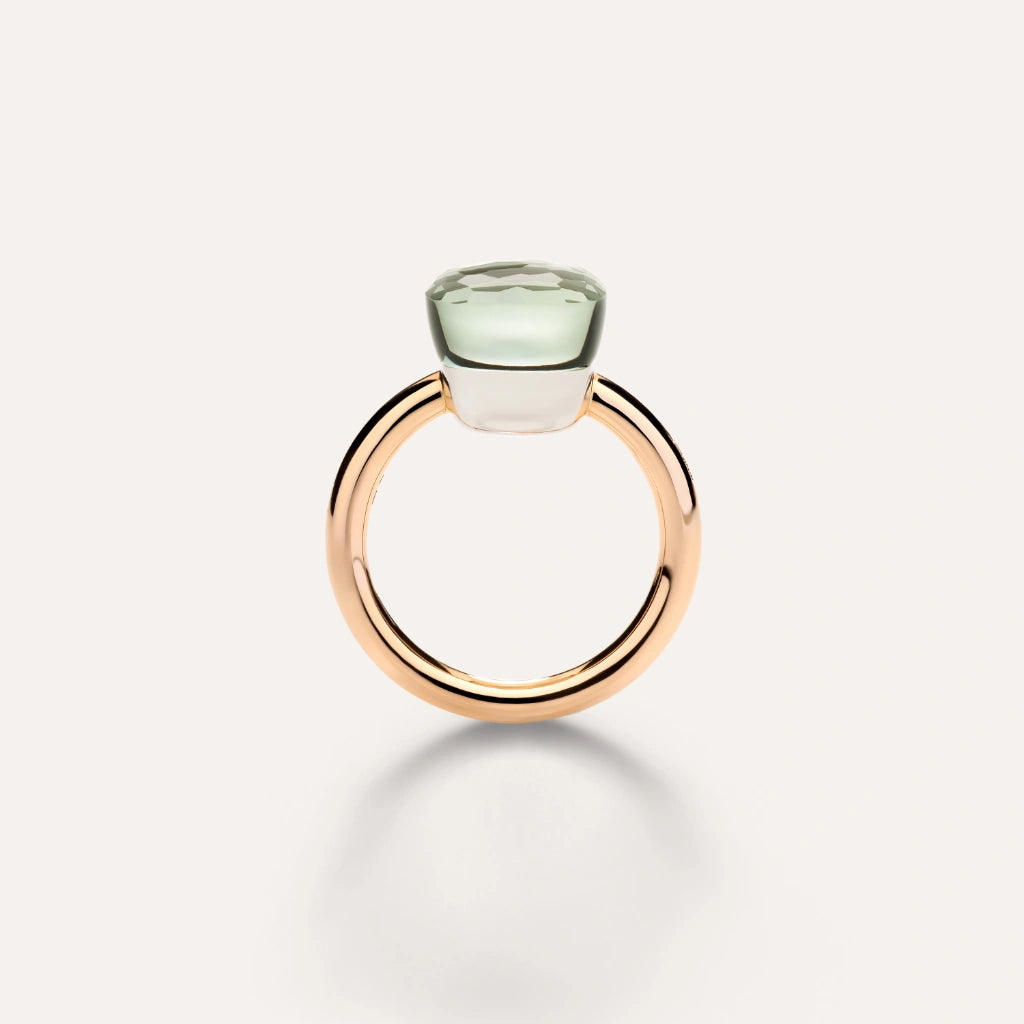 Pomellato Jewelry - Nudo 18K Rose Gold Prasolite Classic Ring | Manfredi Jewels