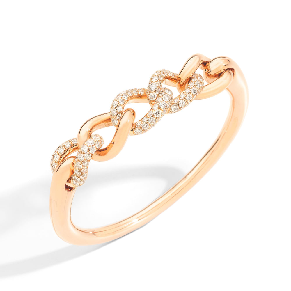 Pomellato Jewelry - Catene 18K Rose Gold Diamond Chain Bracelet | Manfredi Jewels