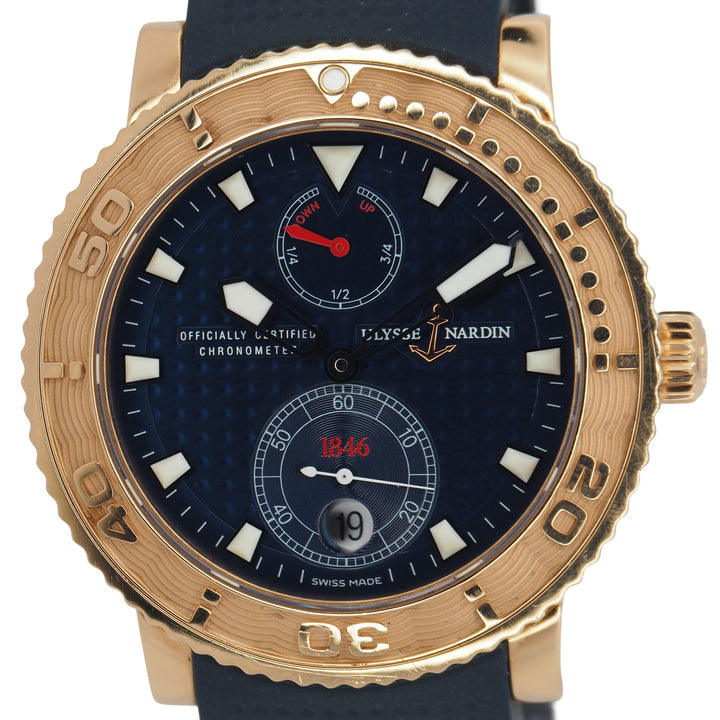 Pre-Owned Ulysse Nardin Pre-Owned Watches - Ulysse Nardin Maxi Diver 266-58-LE-3 | Manfredi Jewels