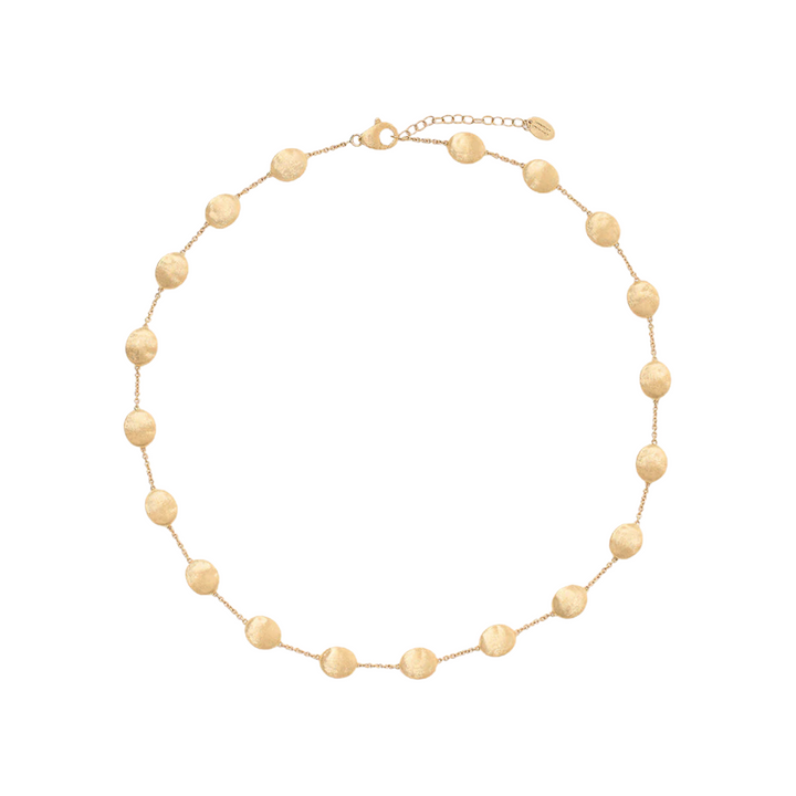 Marco Bicego Jewelry - Siviglia 18K Yellow Gold Large Bean Adjustable Necklace | Manfredi Jewels