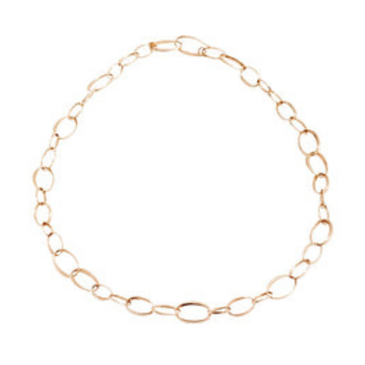Pomellato Jewelry - Gold 18K Rose Gold Links Chain Necklace | Manfredi Jewels