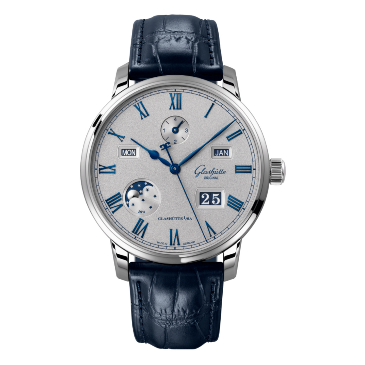 Glashütte Original Watches - SENATOR EXCELLENCE PANAROMA DATE MOON PHASE | Manfredi Jewels
