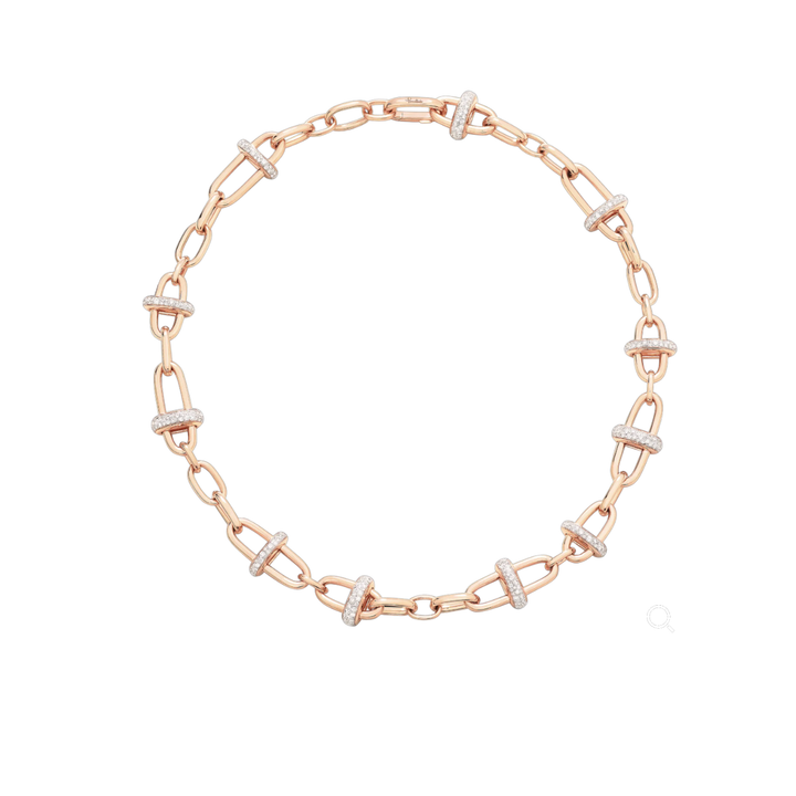 Pomellato Jewelry - Iconica 18K Rose Gold & Diamond Necklace | Manfredi Jewels