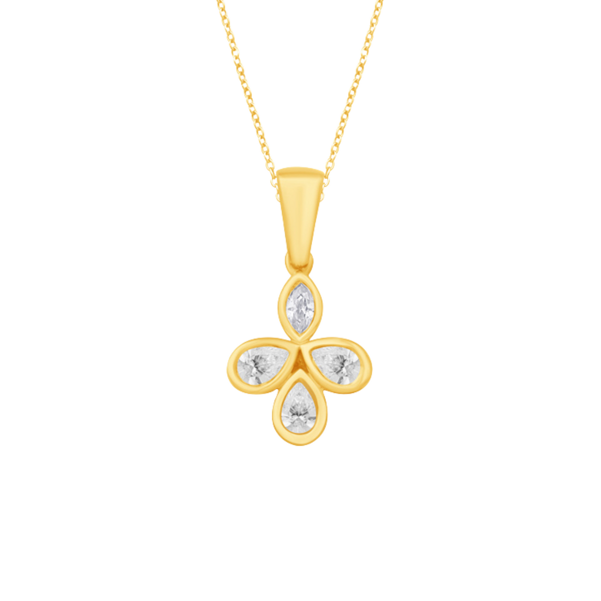 Manfredi Jewels Jewelry - 14K Yellow Gold & Diamond Pendant | Manfredi Jewels