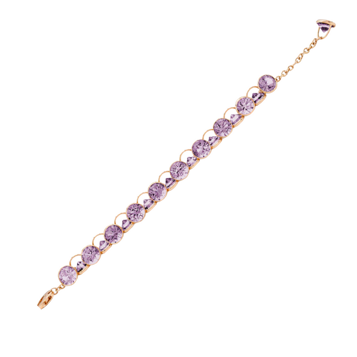 Mattioli Jewelry - 18K Rose Gold & Amethyst Smarties Link Bracelet | Manfredi Jewels