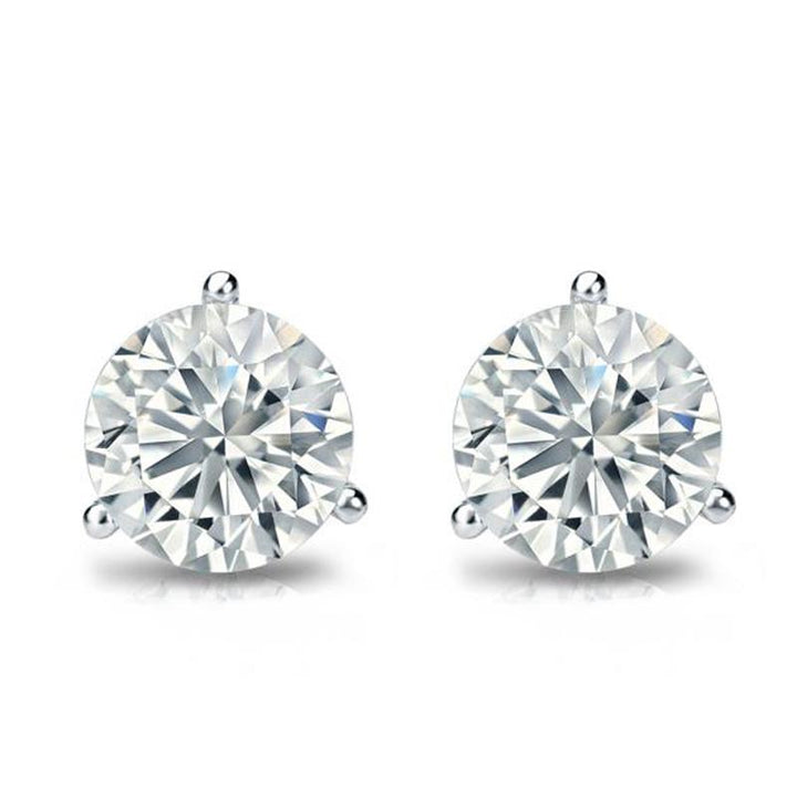 A.A. Rachminov Jewelry - 3.19ct Diamond Stud Earrings | Manfredi Jewels
