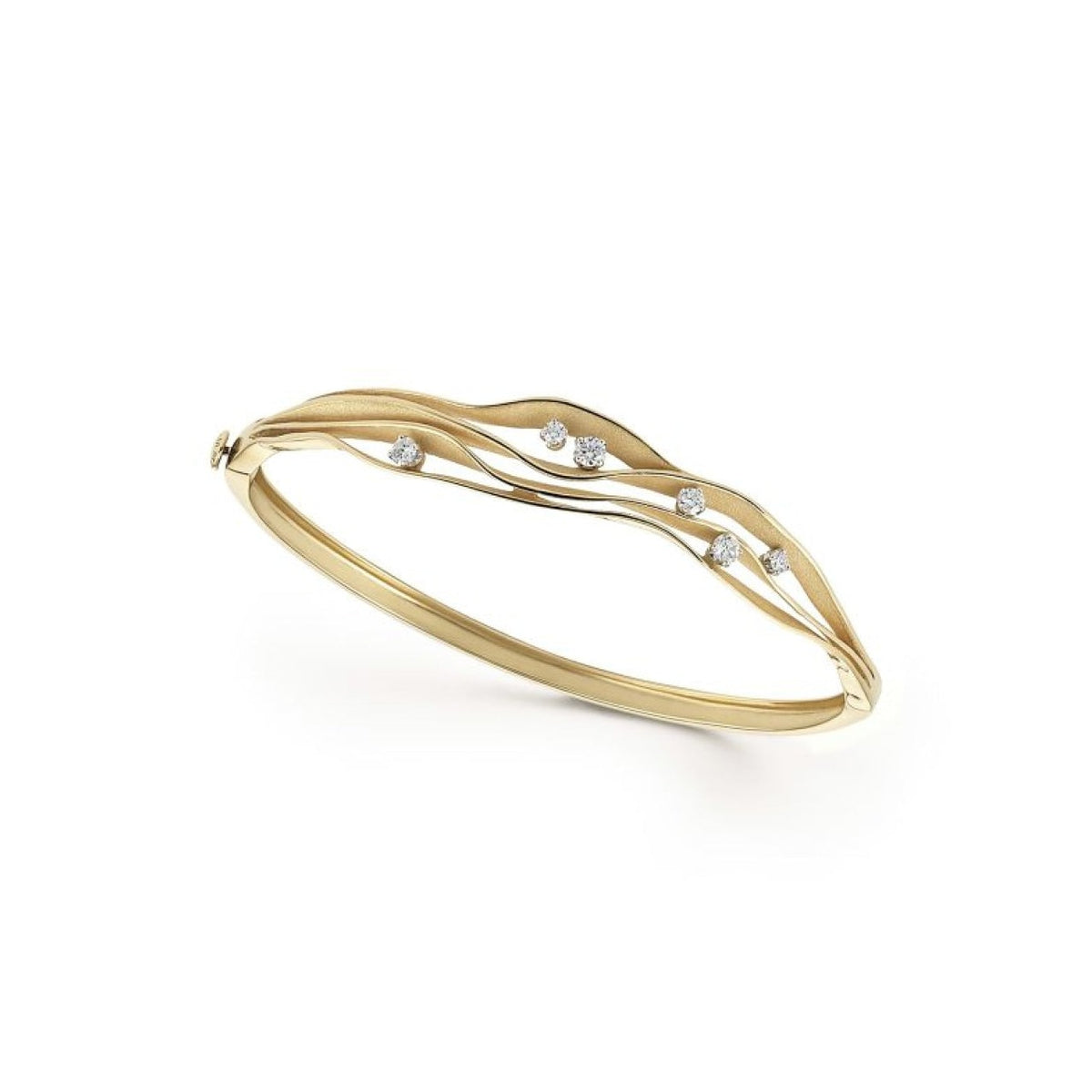 Cammilli Firenze Jewelry - Dune 18K Yellow Gold Diamond Bracelet | Manfredi Jewels