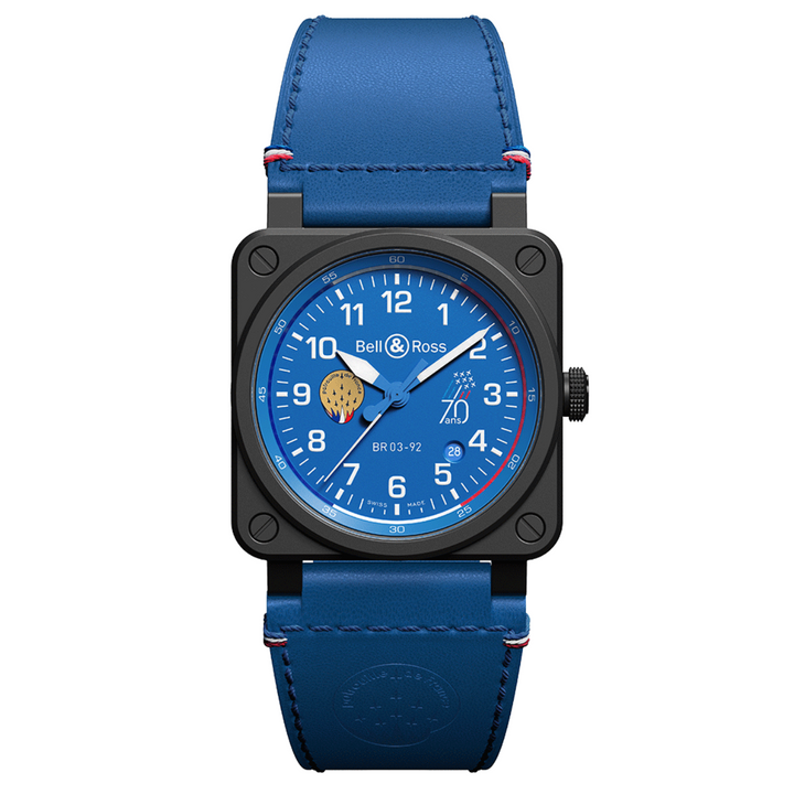 Bell & Ross New Watches - INSTRUMENTS - BR 03 AUTO PATROUILLE DE FRANCE 70TH ANNIVERSARY | Manfredi Jewels