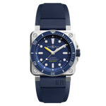 Bell & Ross Watches - INSTRUMENTS BR 03 DIVER BLUE | Manfredi Jewels