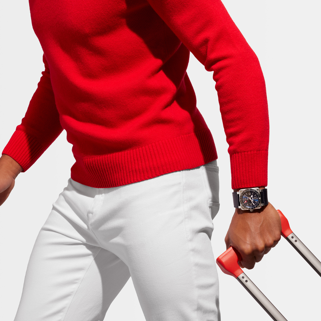 Bell & Ross New Watches - INSTRUMENTS - BR 03 GMT BLUE | Manfredi Jewels