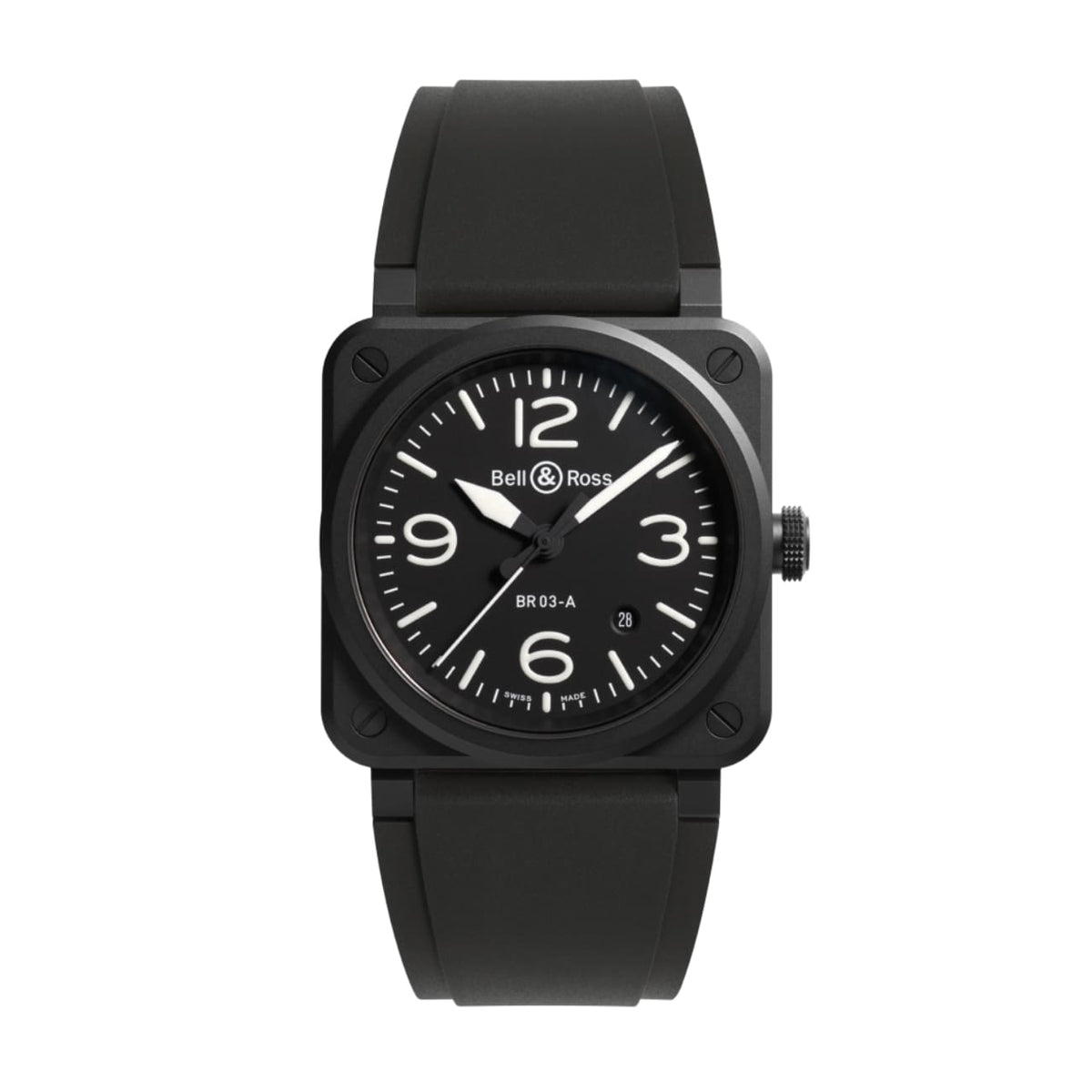 Bell & Ross New Watches - INSTRUMENTS - NEW BR 03 BLACK MATTE | Manfredi Jewels