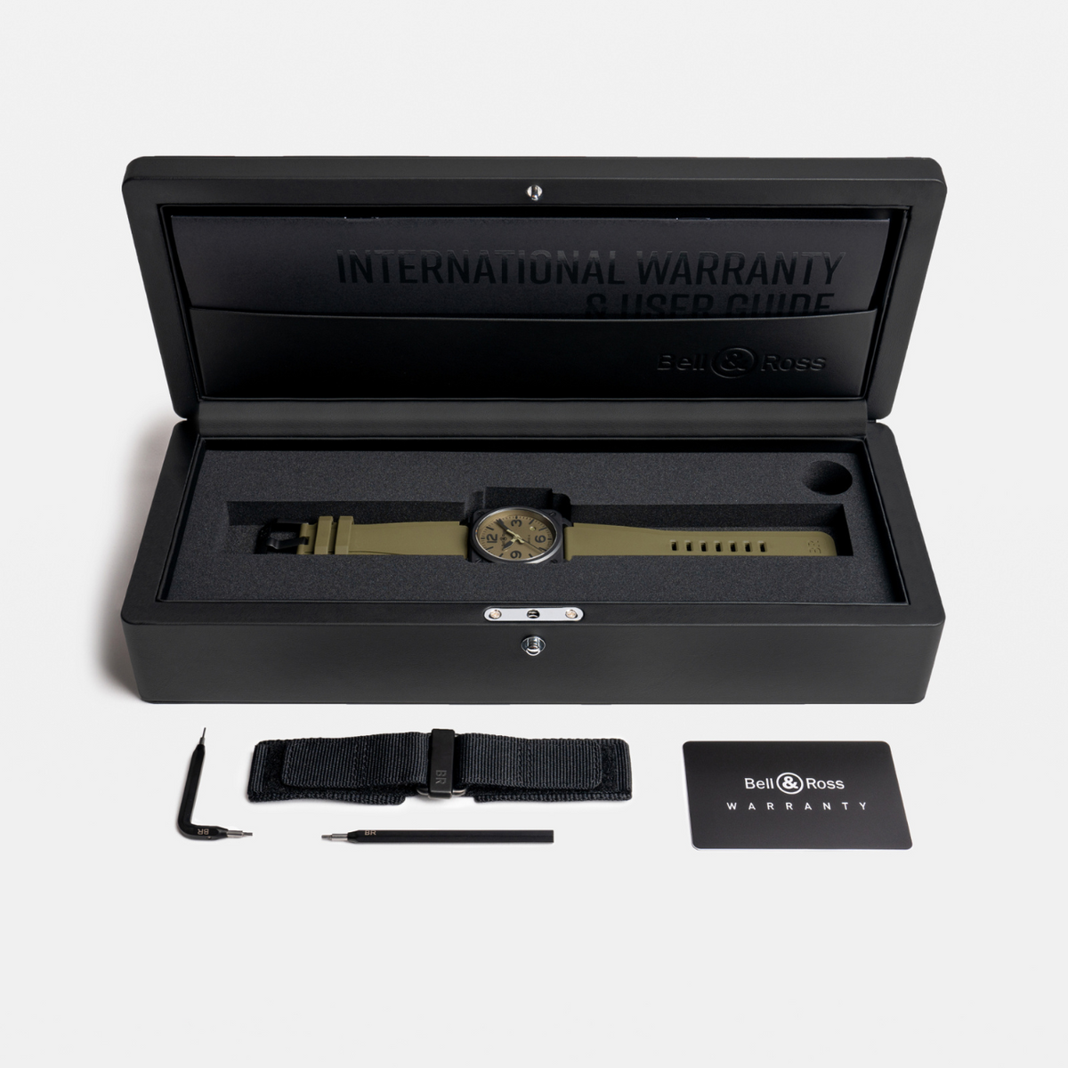 Bell & Ross New Watches - INSTRUMENTS - NEW BR 03 MILITARY CERAMIC | Manfredi Jewels