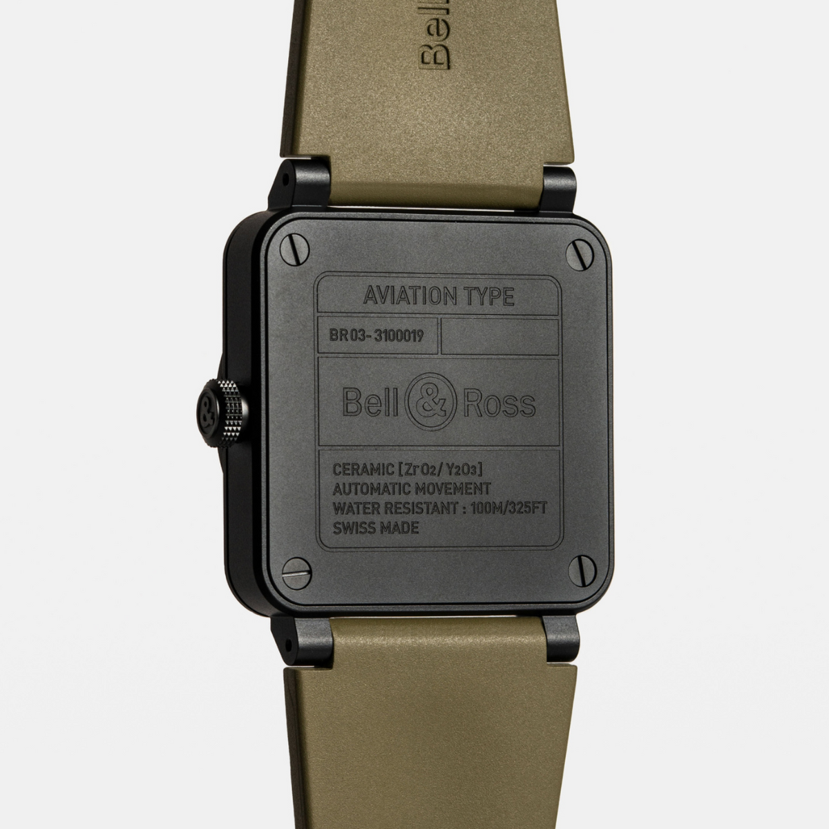 Bell & Ross New Watches - INSTRUMENTS - NEW BR 03 MILITARY CERAMIC | Manfredi Jewels