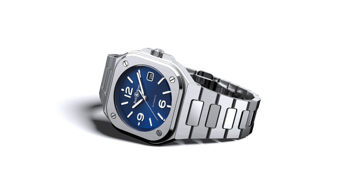 Bell & Ross New Watches - URBAN - BR 05 BLUE STEEL | Manfredi Jewels