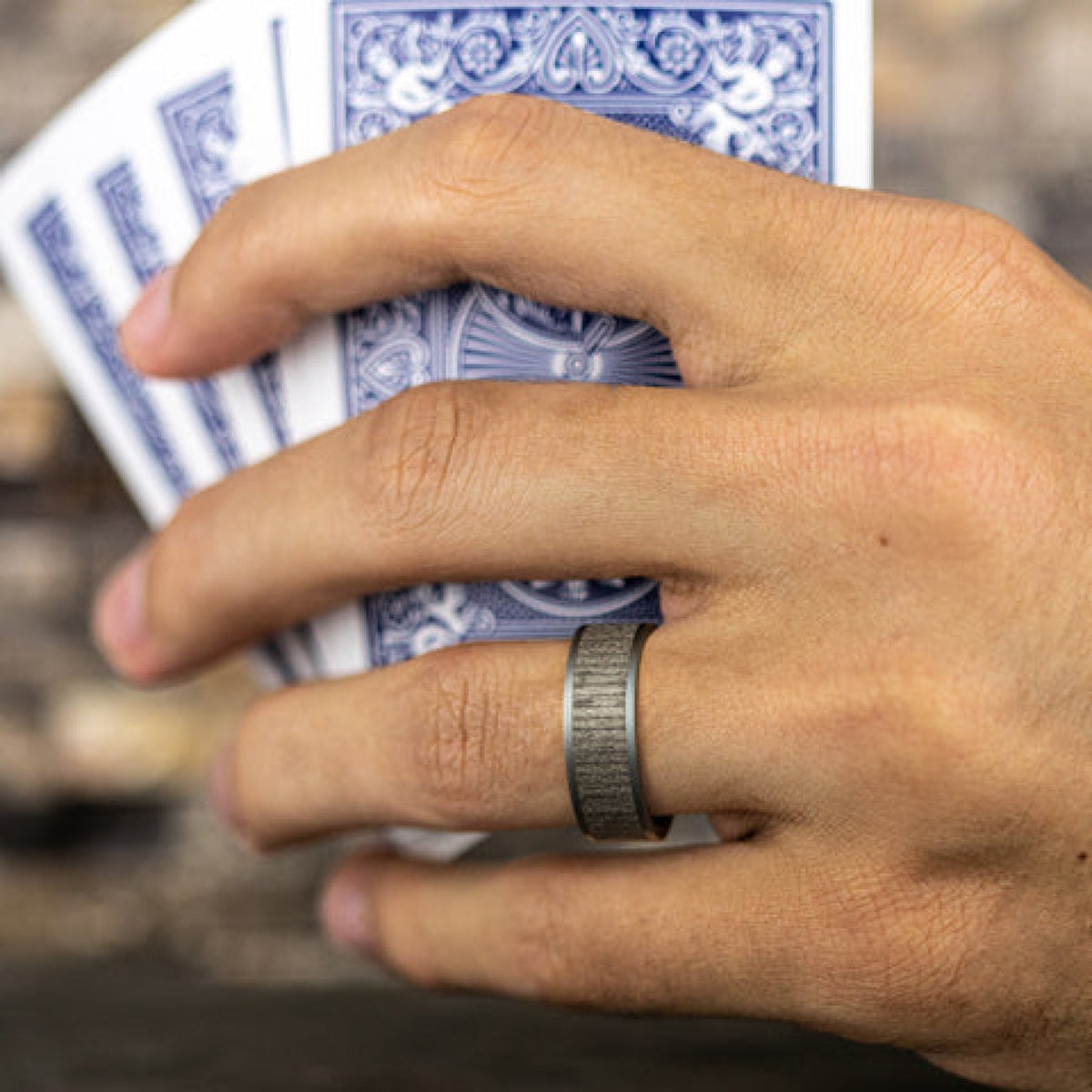 Benchmark Wedding Rings - Alder Tantalum Comfort Fit 8.0 Wedding Band Ring | Manfredi Jewels