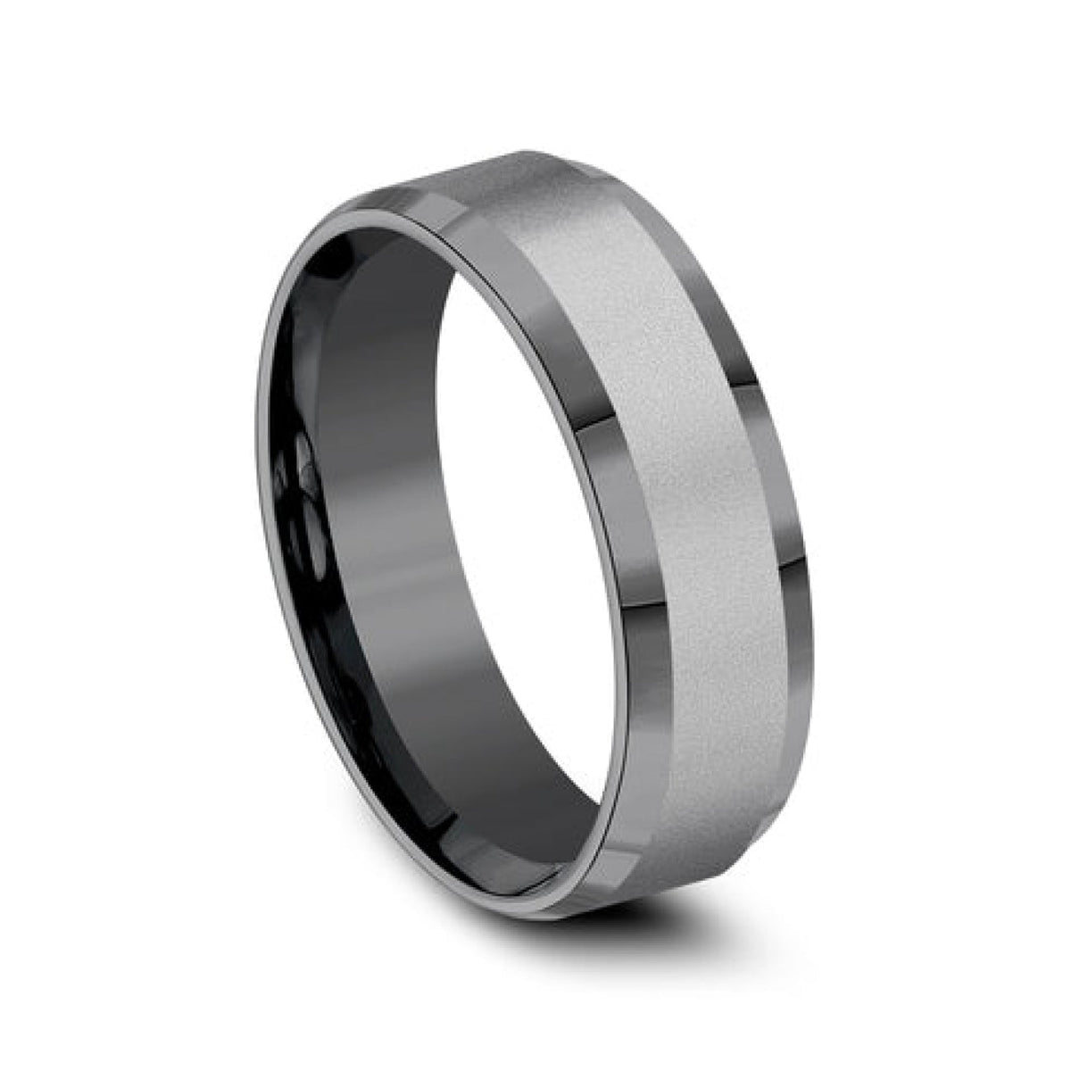 Benchmark Wedding Rings - Chancellor Tantalum Comfort Fit 7.0 Wedding Band Ring | Manfredi Jewels