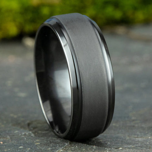 Benchmark Wedding Rings - Duke Tantalum Comfort Fit 9.0 Band Ring | Manfredi Jewels