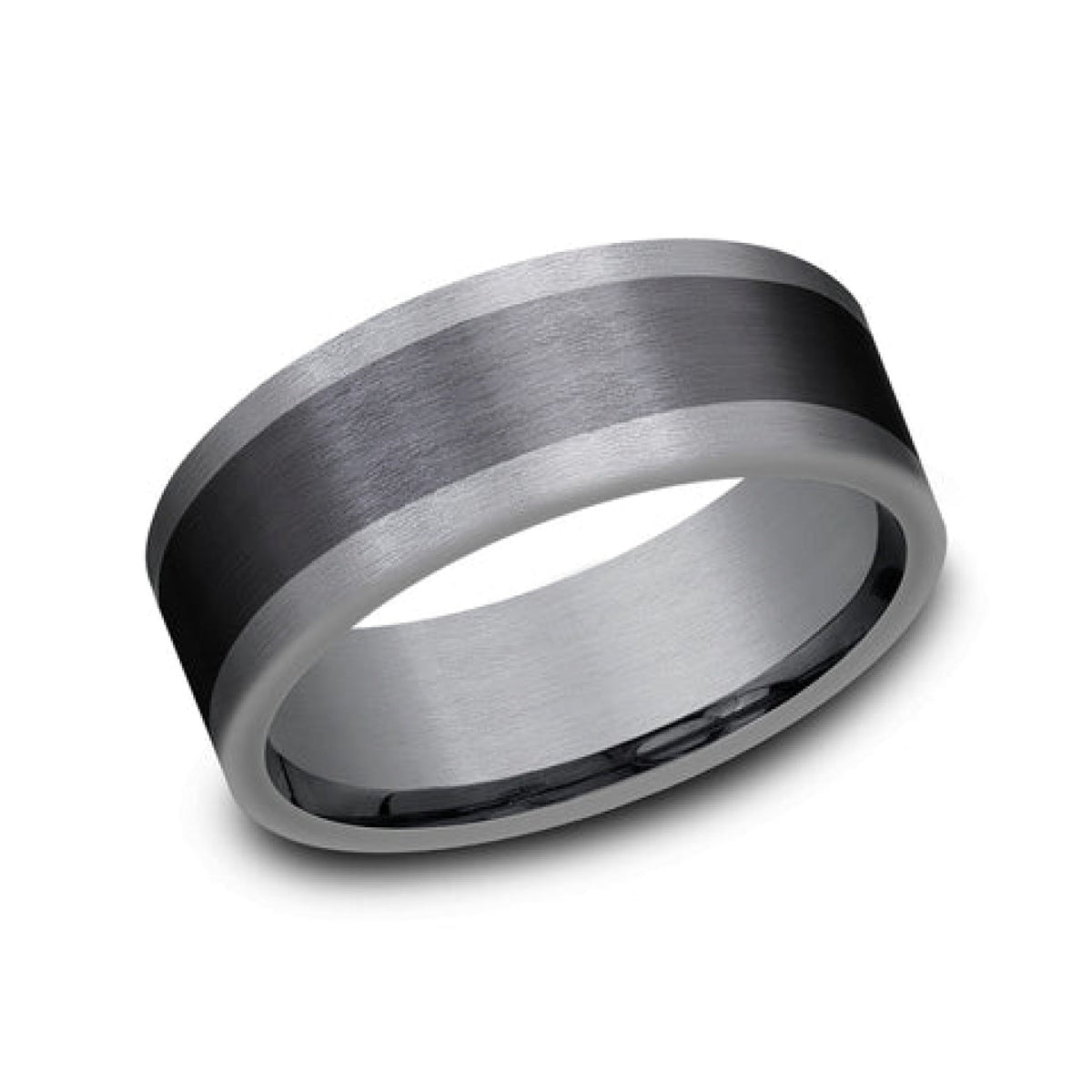 Benchmark Wedding Rings - Duke Tantalum & Titanium Comfort Fit 8.0 Wedding Band Ring | Manfredi Jewels