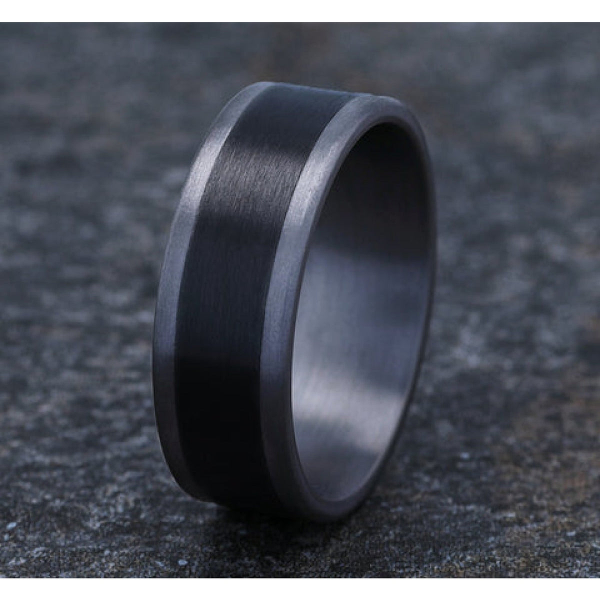 Benchmark Wedding Rings - Duke Tantalum & Titanium Comfort Fit 8.0 Wedding Band Ring | Manfredi Jewels