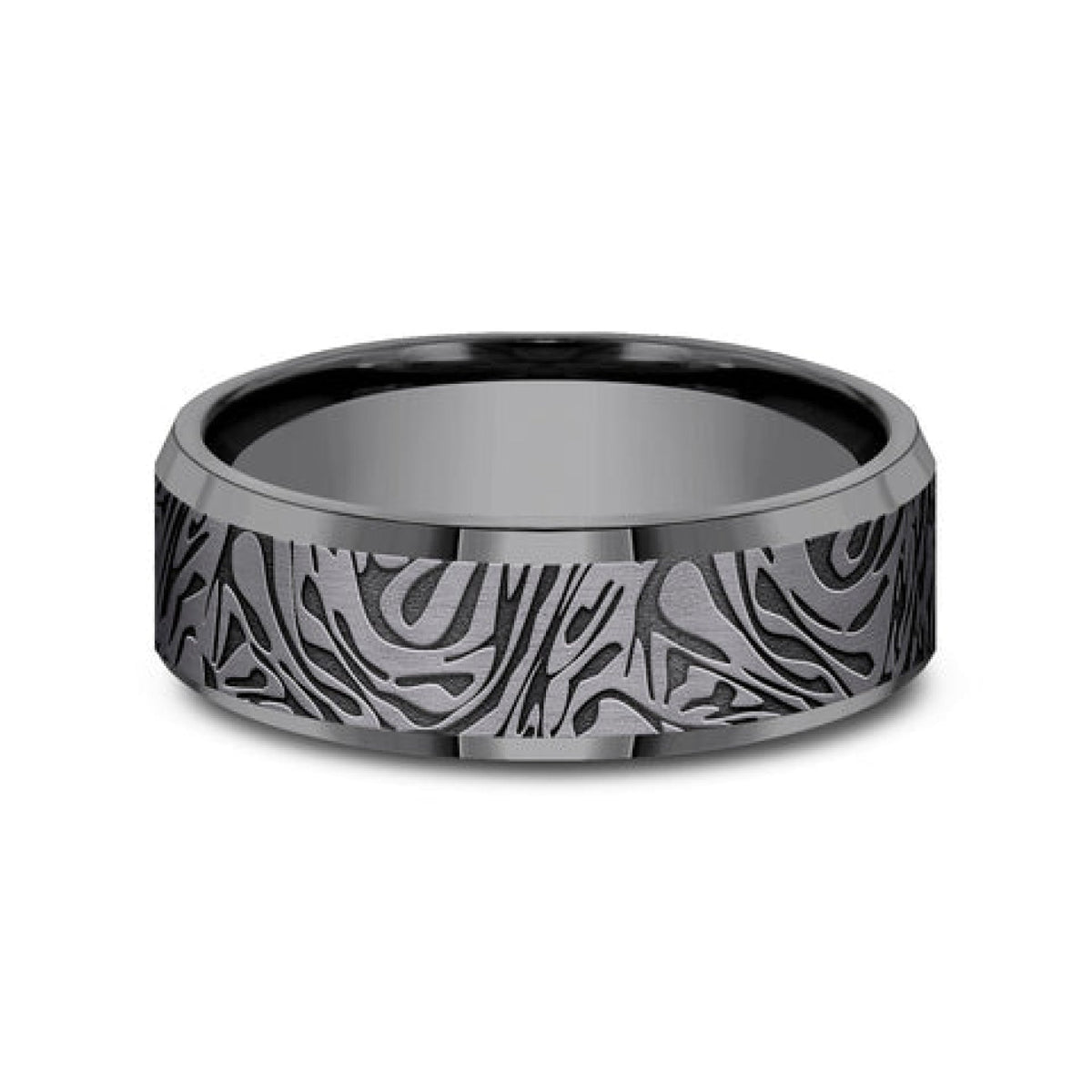 Benchmark Wedding Rings - Katana Tantalum Comfort Fit 7.0 Wedding Band Ring | Manfredi Jewels