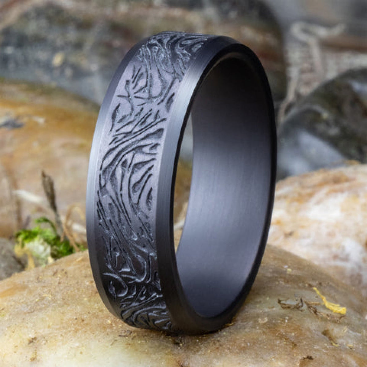 Benchmark Wedding Rings - Katana Tantalum Comfort Fit 7.0 Wedding Band Ring | Manfredi Jewels