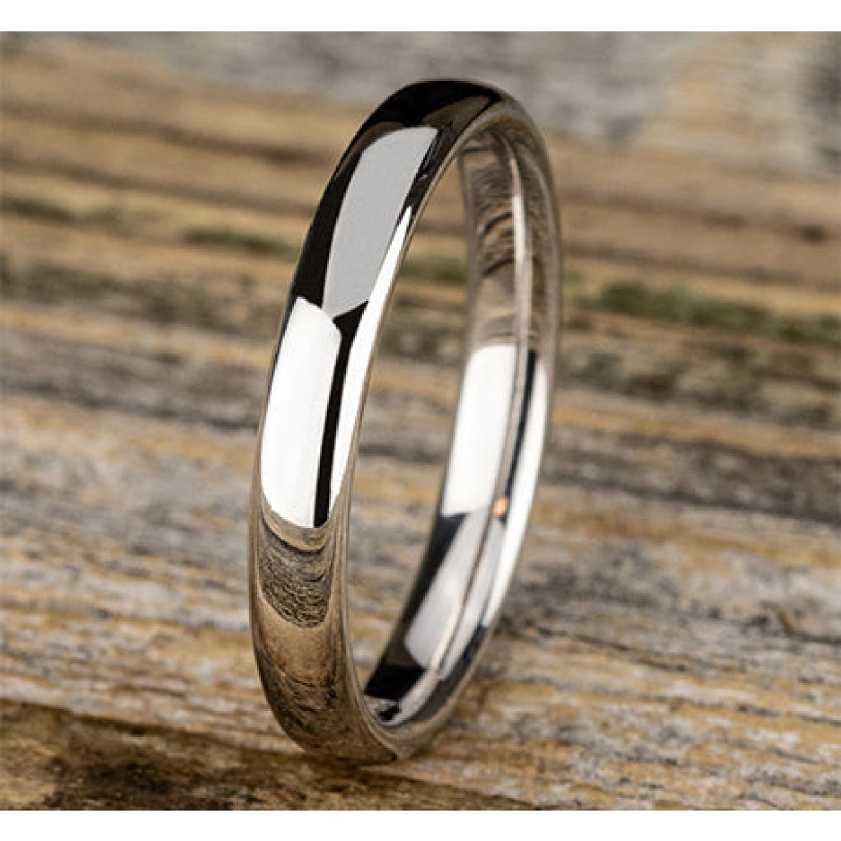 Benchmark Wedding Rings - Platinum Euro Dome Comfort Fit 3.5 Wedding Band Ring | Manfredi Jewels