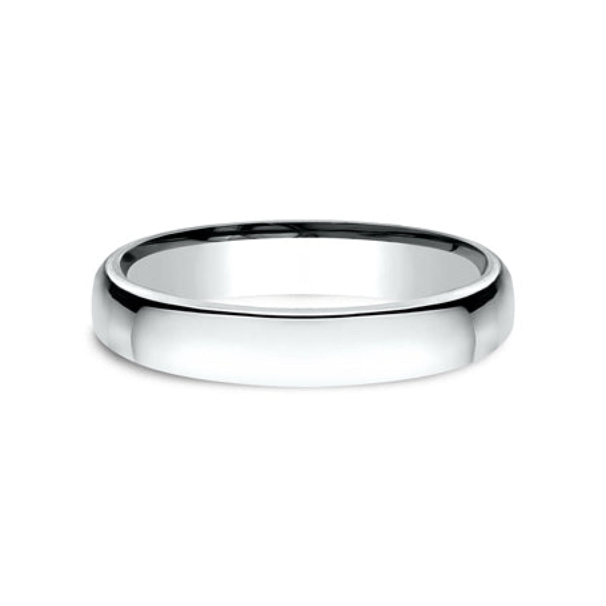 Benchmark Wedding Rings - Platinum Euro Dome Comfort Fit 3.5 Wedding Band Ring | Manfredi Jewels