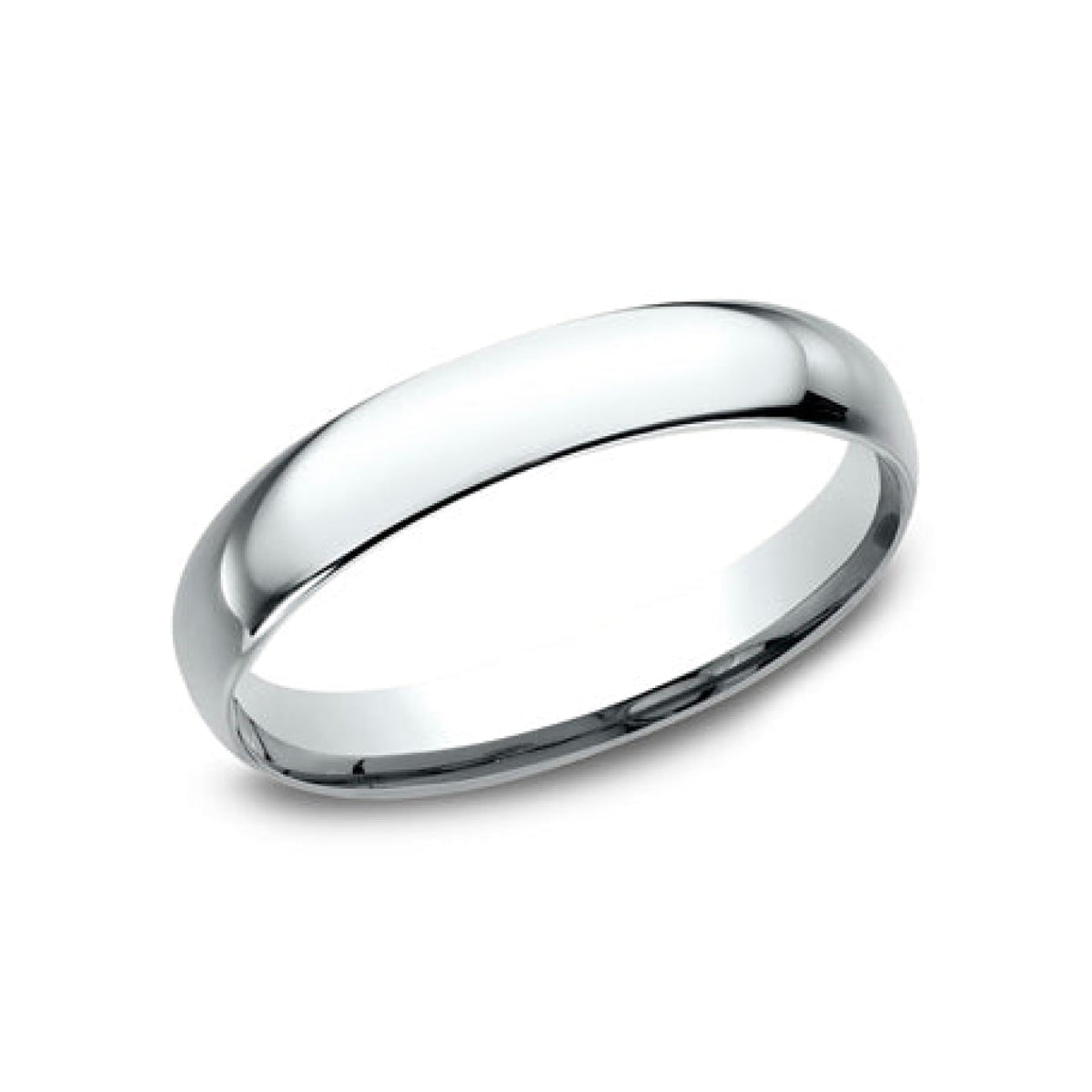 Benchmark Wedding Rings - Platinum Regular Dome Comfort Fit 3.0 Wedding Band Ring | Manfredi Jewels