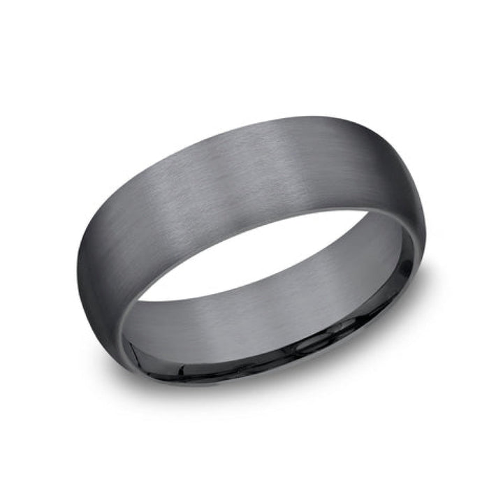 Benchmark Wedding Rings - Watchman Tantalum Comfort Fit 8.0 Wedding Band Ring | Manfredi Jewels