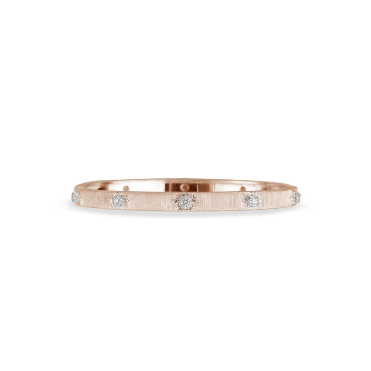 Buccellati Jewelry - Macri Classica 18K Rose Gold & White Gold Diamond Bracelet | Manfredi Jewels