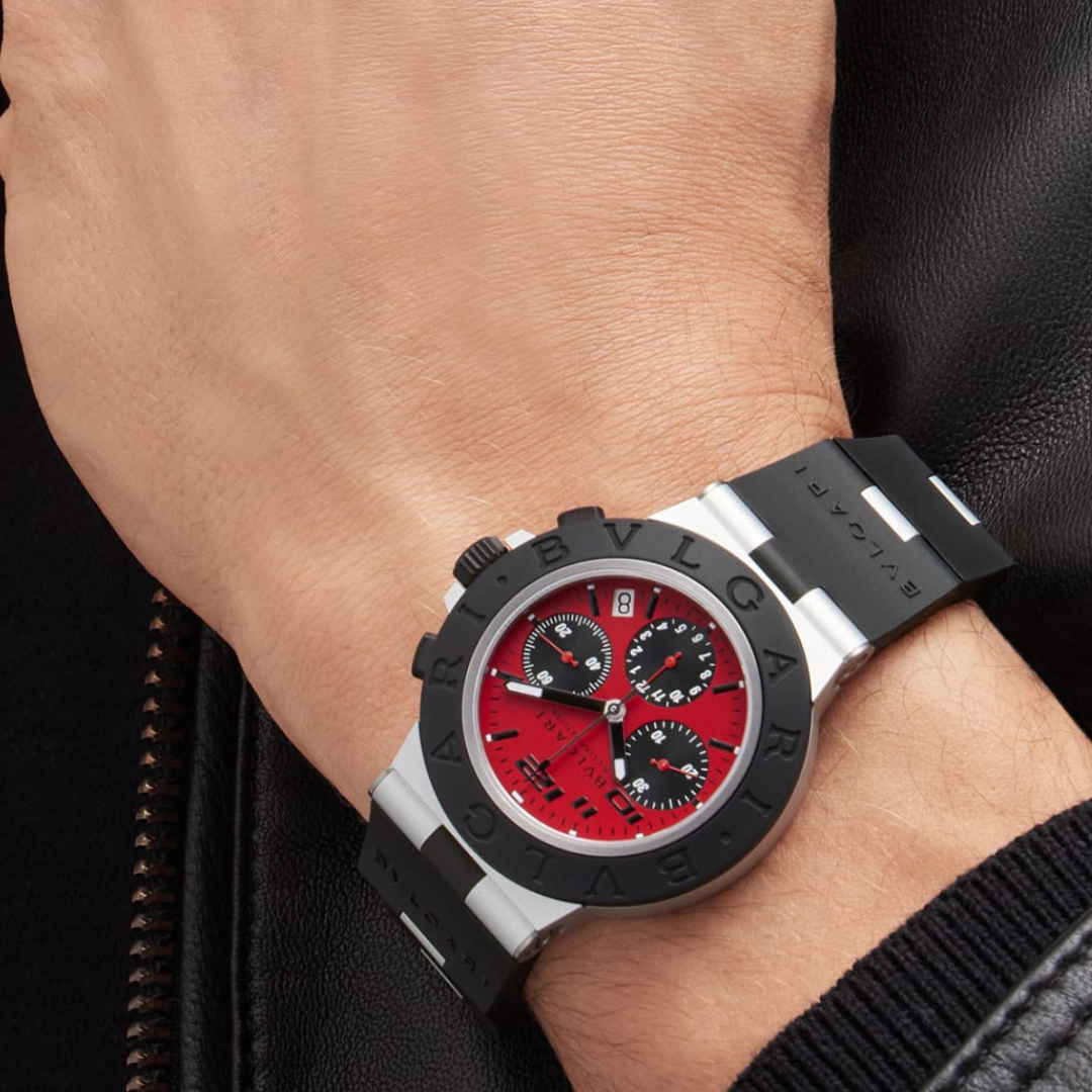 BULGARI New Watches - ALUMINIUM DUCATI SPECIAL EDITION WATCH 103701 | Manfredi Jewels