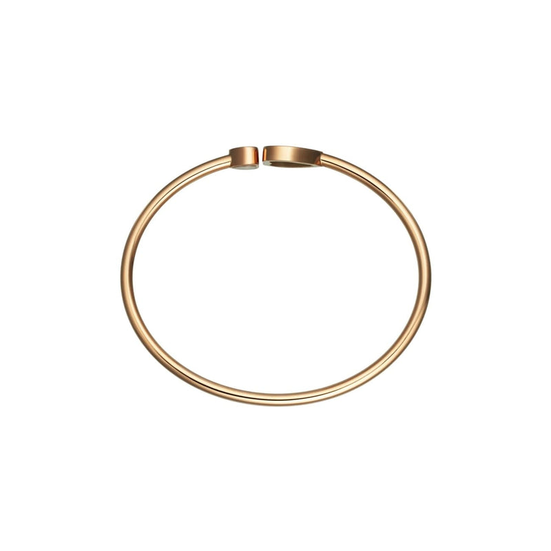 Chopard Jewelry - Happy Hearts Ethical Rose Gold Diamond Onyx Bangle Bracelet | Manfredi Jewels