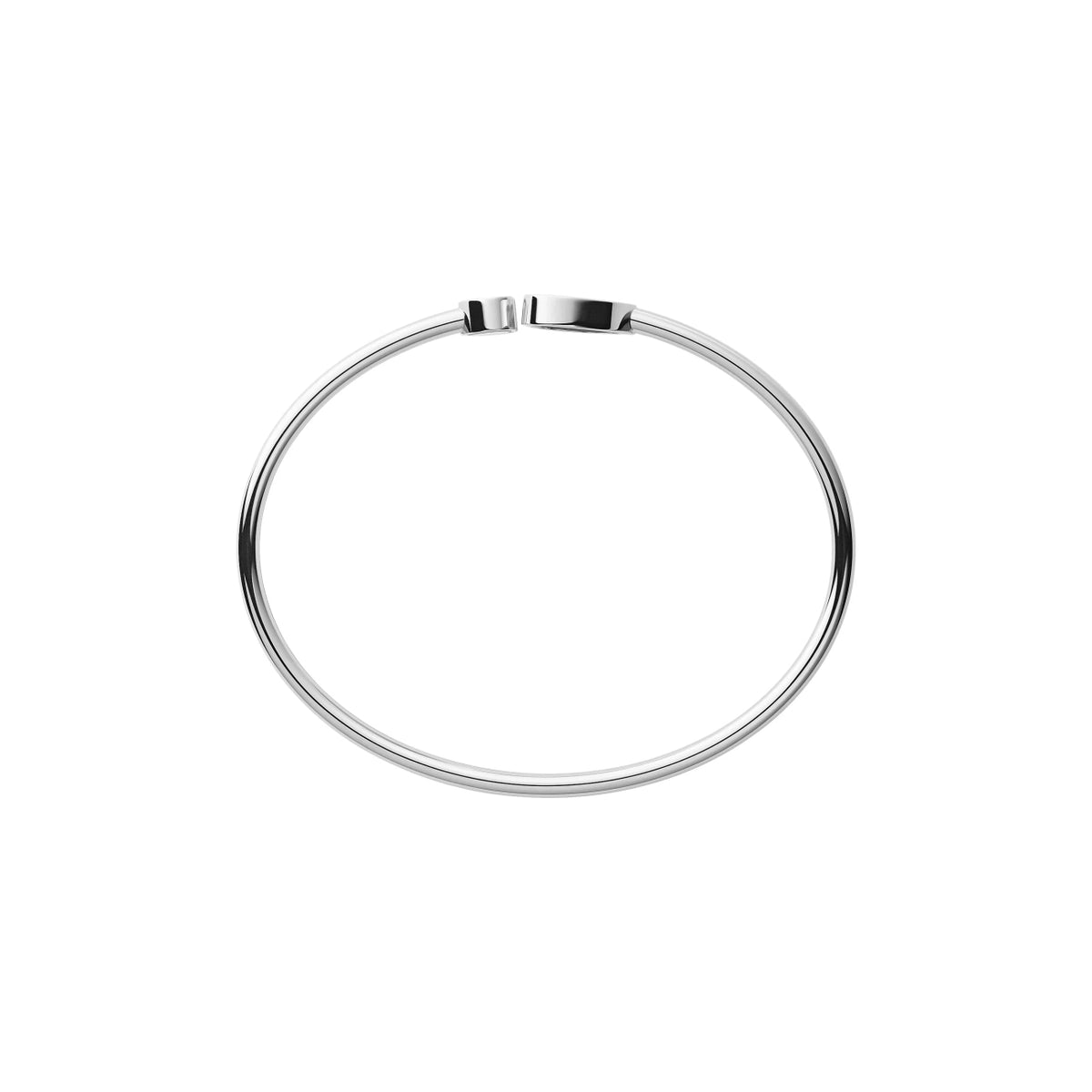 Chopard Jewelry - Happy Hearts Ethical White Gold Diamond Blue Mother of Pearl Bangle Bracelet | Manfredi Jewels