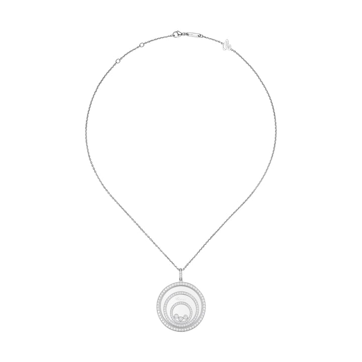 Chopard Jewelry - Happy Spirit Ethical 18K White Gold Diamond Necklace | Manfredi Jewels