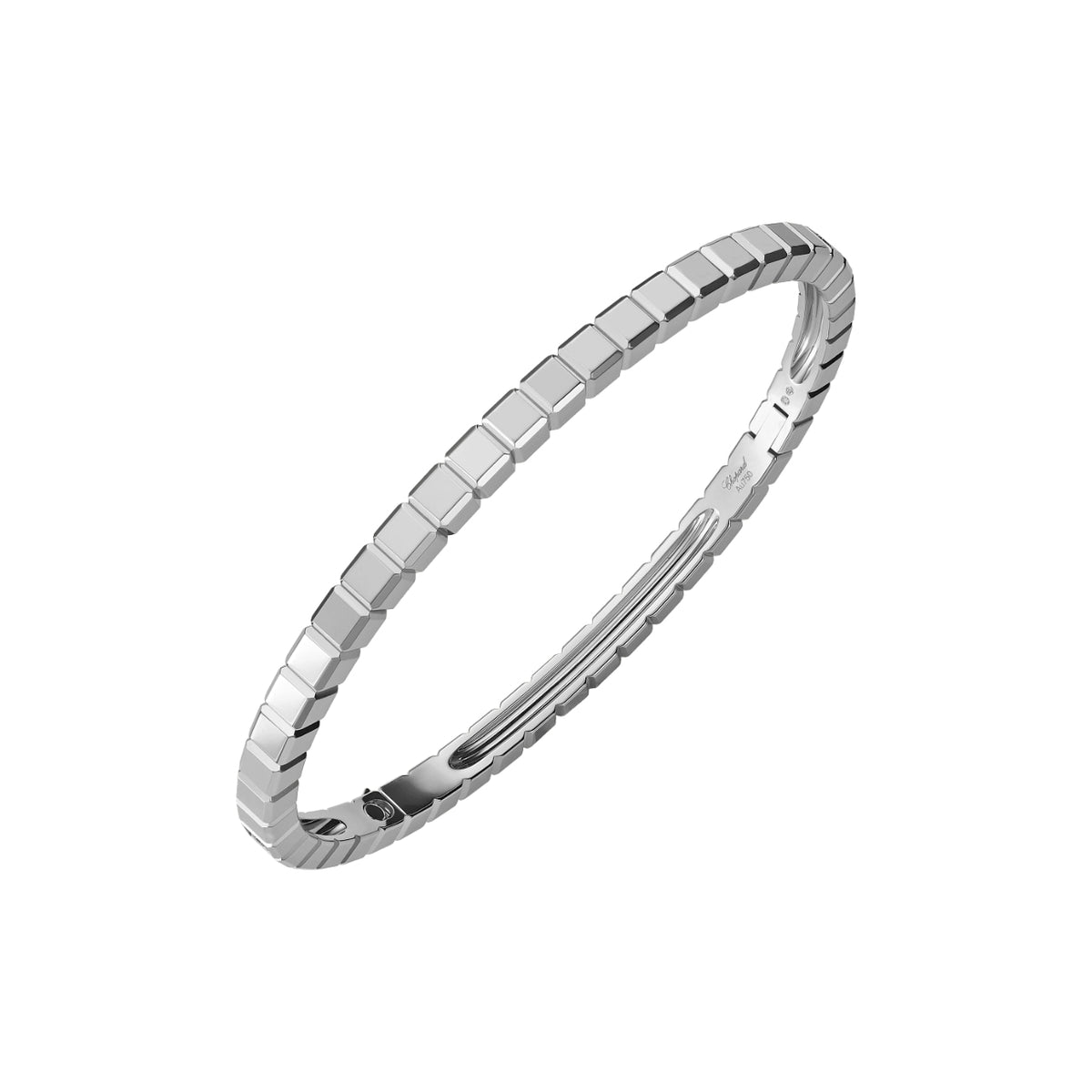 Chopard Jewelry - Ice Cube Ethical White Gold Bangle | Manfredi Jewels