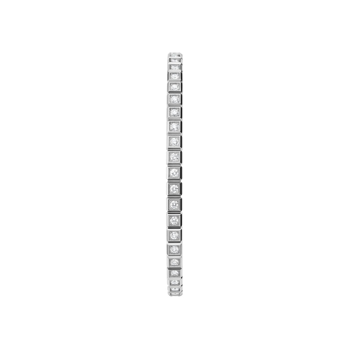 Chopard Jewelry - Ice Cube Ethical White Gold Full-set Diamonds Bangle Bracelet | Manfredi Jewels