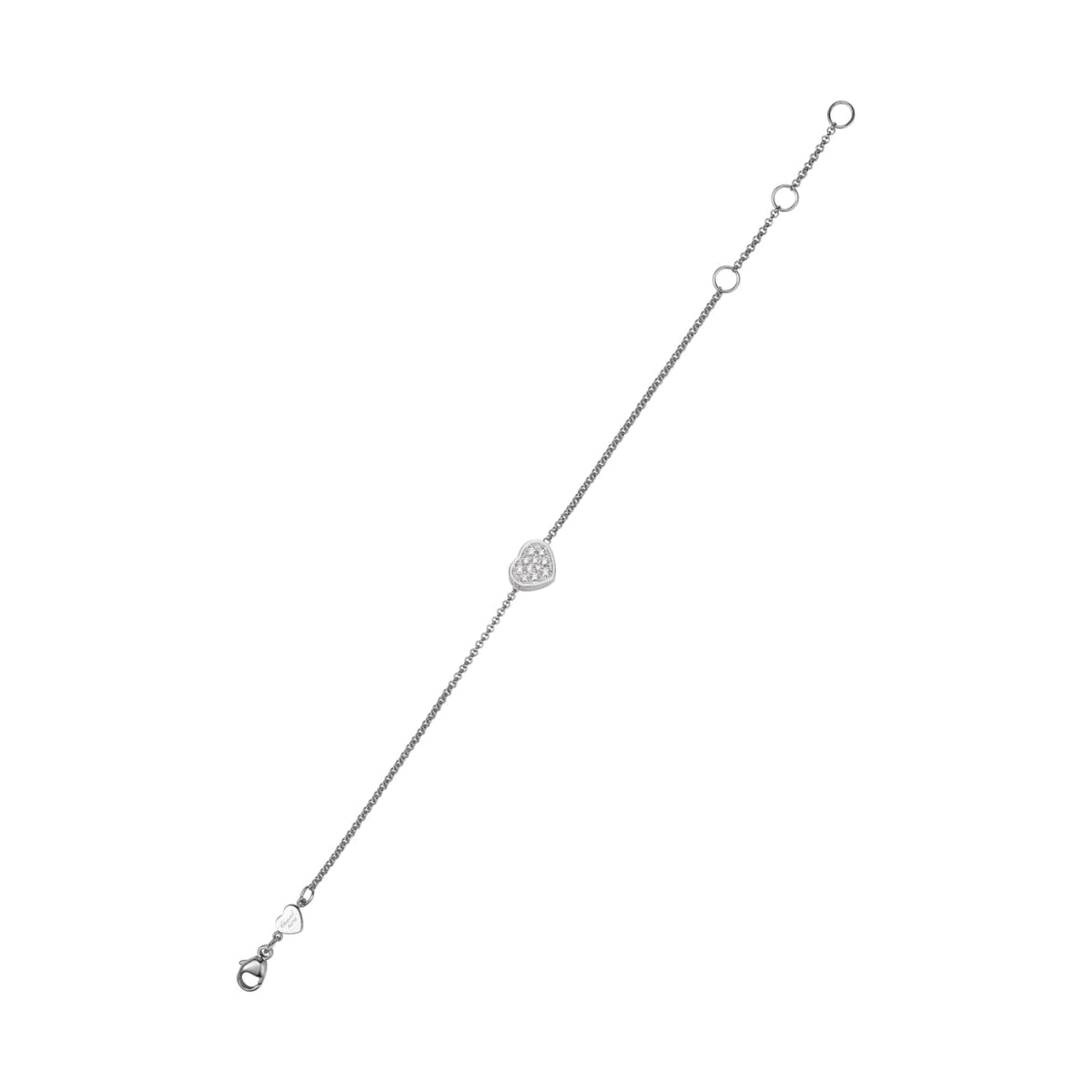 Chopard Jewelry - My Happy Hearts Ethical White Gold Diamond Pavé Bracelet | Manfredi Jewels
