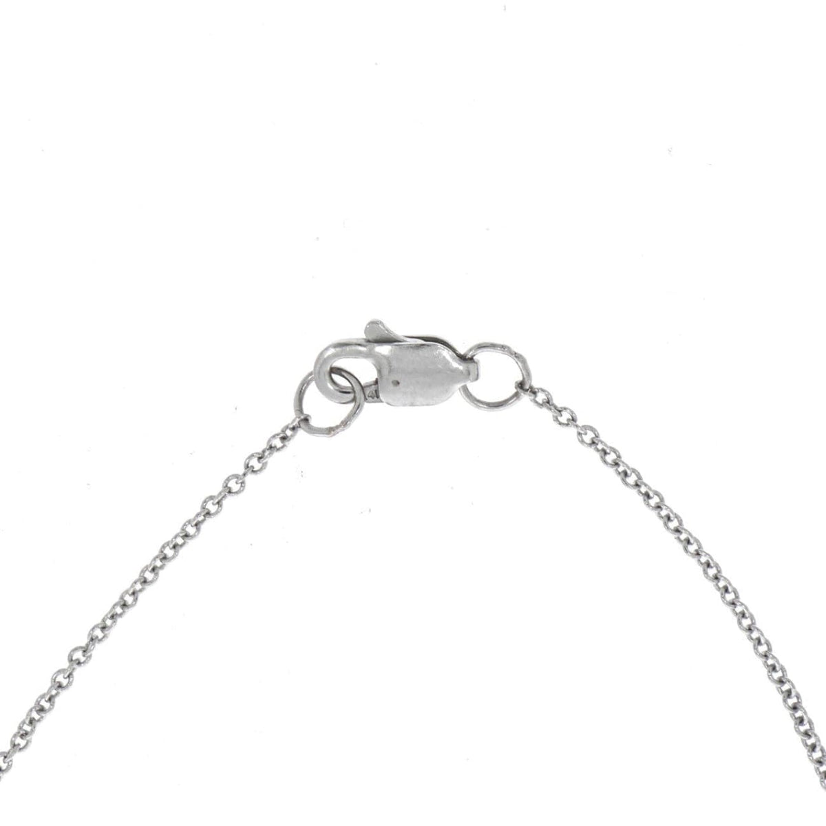 Estate Jewelry Estate Jewelry - 14K White Gold Diamond Circle Pendant | Manfredi Jewels