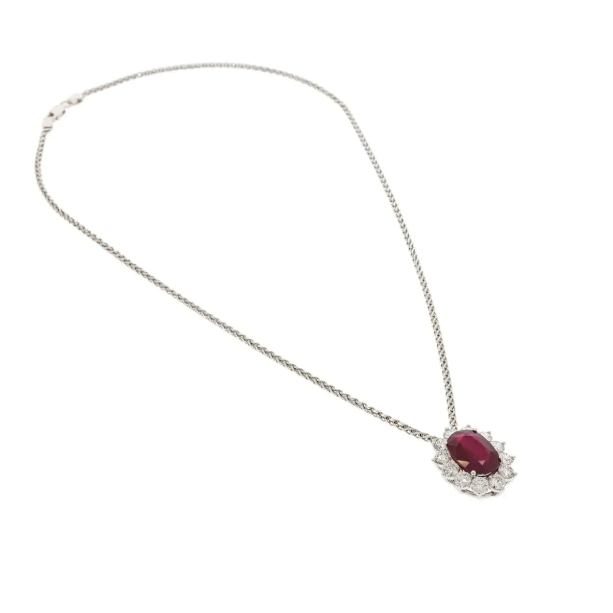 Estate Jewelry Estate Jewelry - Ruby & Diamond Pendant | Manfredi Jewels